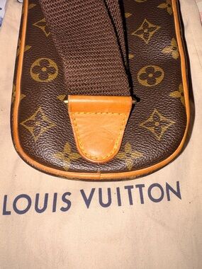 Louis Vuitton Rare Limited Edition Monogram Pochette Gange Crossbody